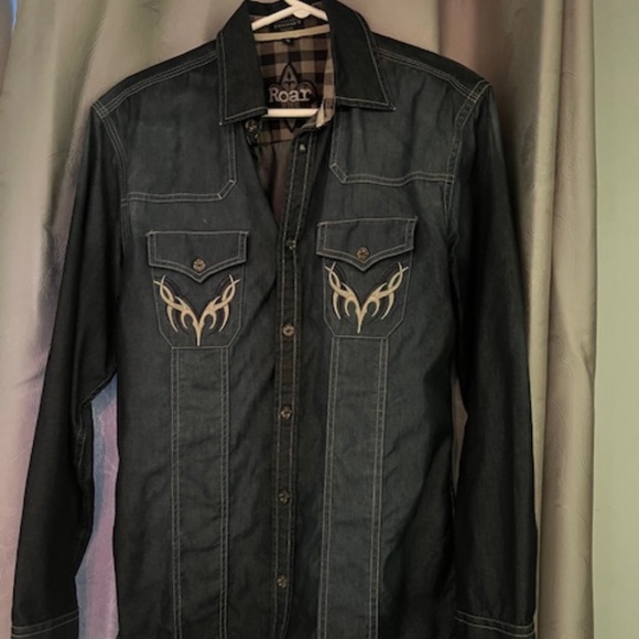 Roar light Denim style shirt - Picture 1 of 4